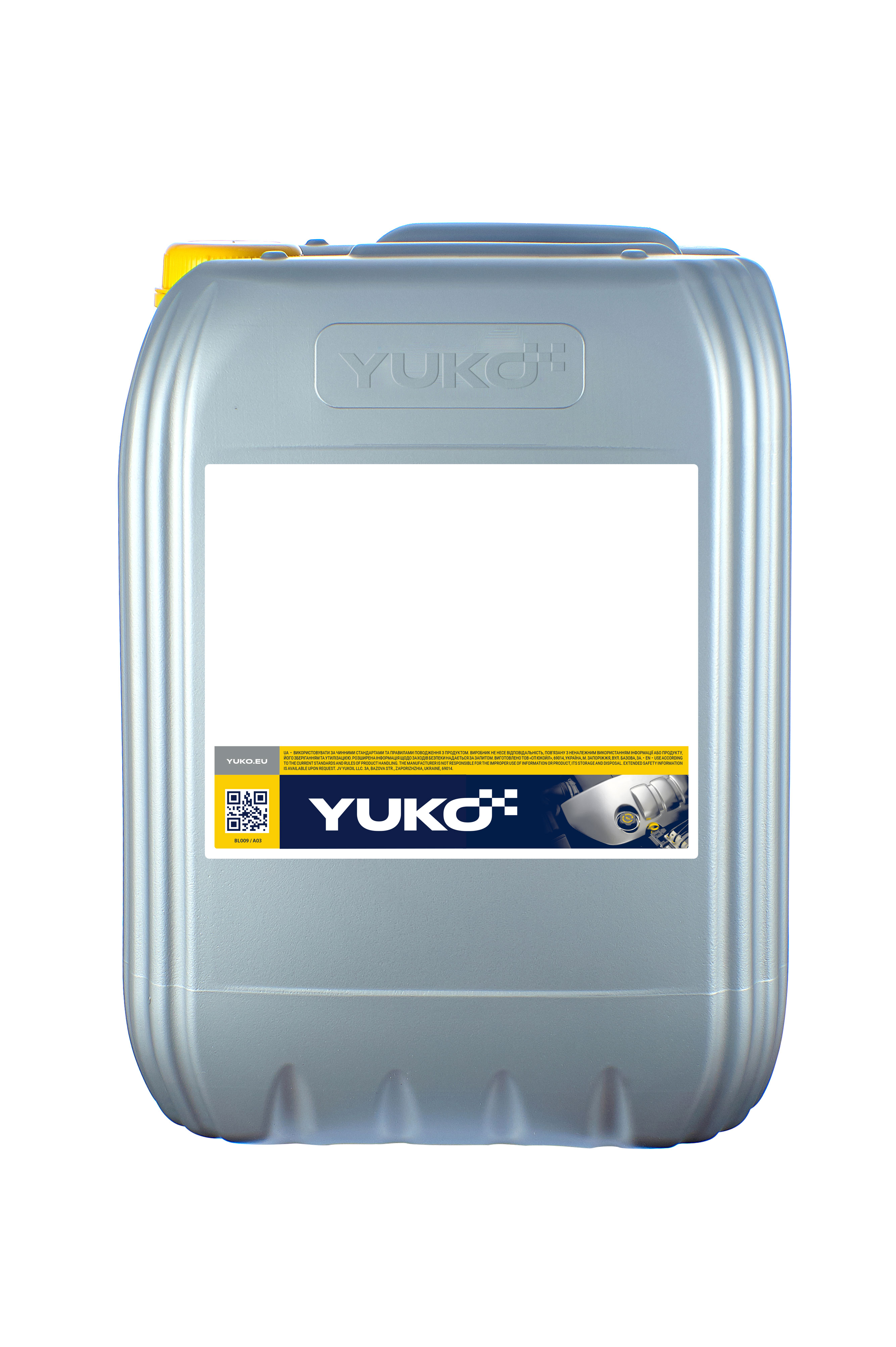 Олива моторна YUKO MEGA SYNT 15W-40 API CК-4/SN 17,5кг каністра 20л ПЕ